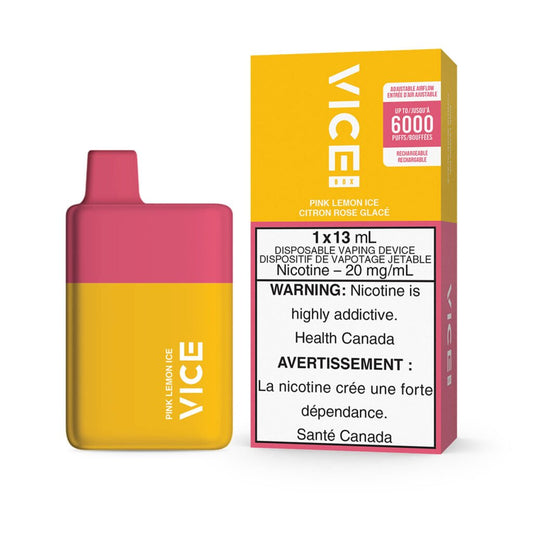 Vice Disposable Box 6000 Pink Lemon Ice