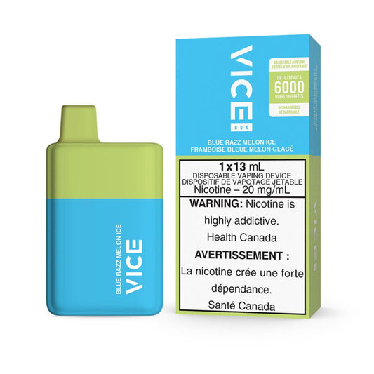 Vice Disposable Box 6000 Blue Razz Melon Ice