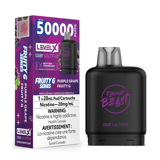 Flavour Beast G2 Ultra Level X PODS Fruity G Purple Grape
