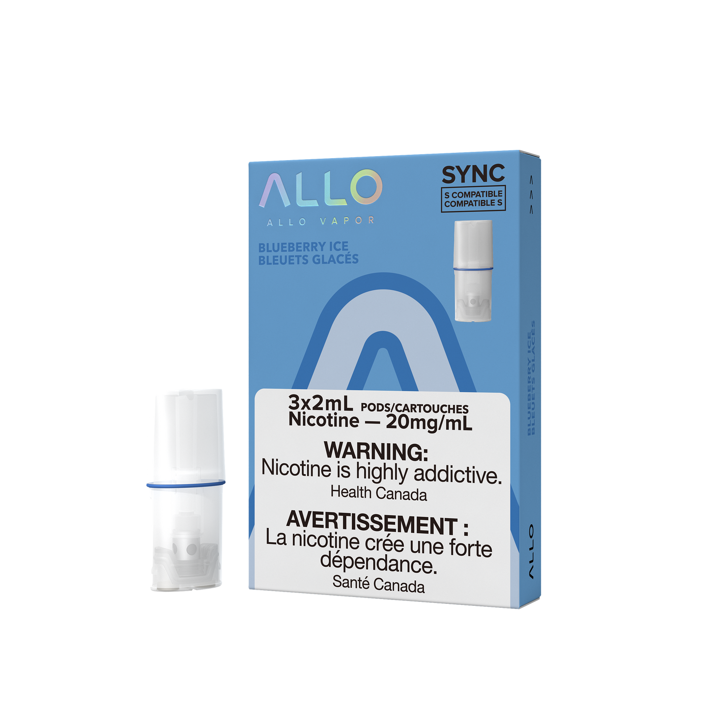 ALLO SYNC PODS BLUEBERRY ICE