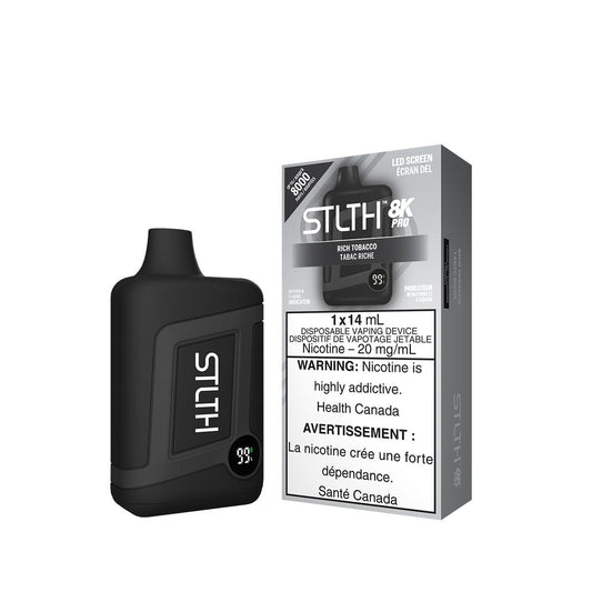 STLTH Disposable 8K PRO Rich Tobacco ONT