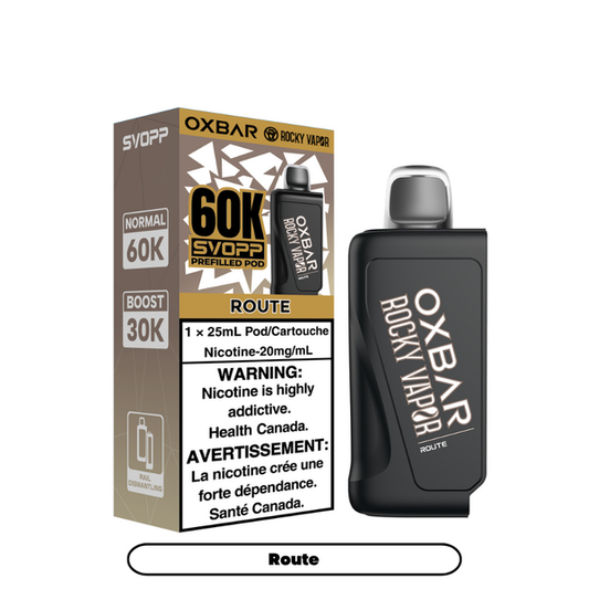 OXBAR SVOPP 60K Pods Route ONT