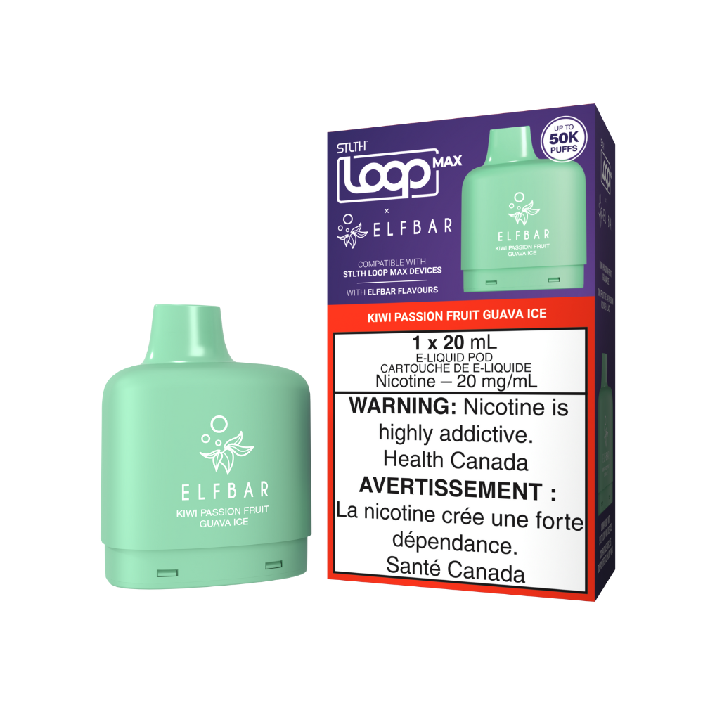 STLTH LOOP x ELFBAR 50K Pods Kiwi Passion Fruit Guava Ice