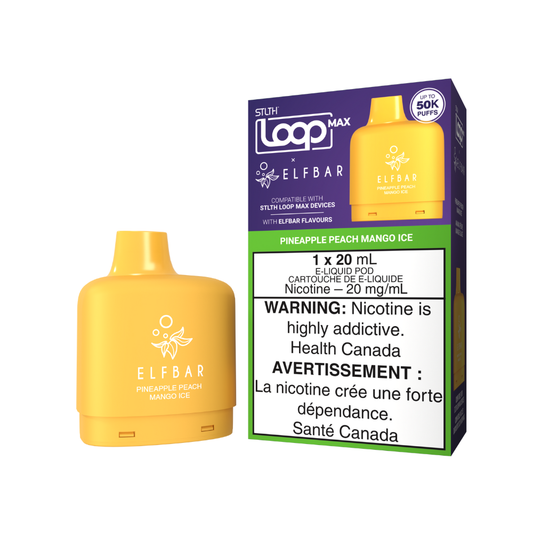 STLTH LOOP x ELFBAR 50K Pods Pineapple Peach Mango Ice