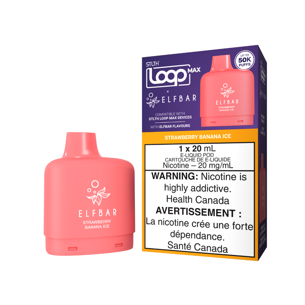STLTH LOOP x ELFBAR 50K Pods Strawberry Banana Ice