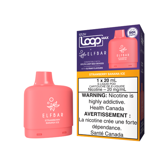 STLTH LOOP x ELFBAR 50K Pods Strawberry Banana Ice
