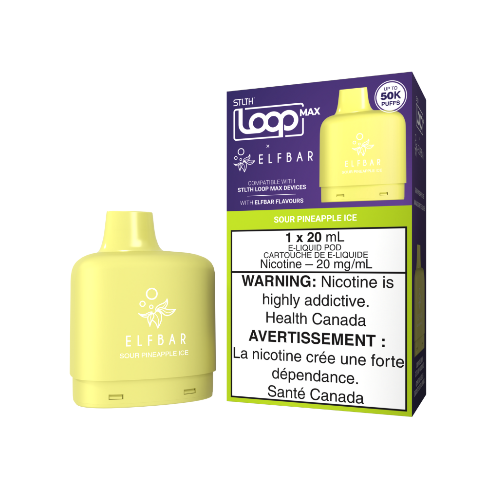 STLTH LOOP x ELFBAR 50K Pods Sour Pineapple Ice