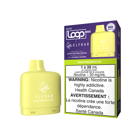 STLTH LOOP x ELFBAR 50K Pods Sour Pineapple Ice
