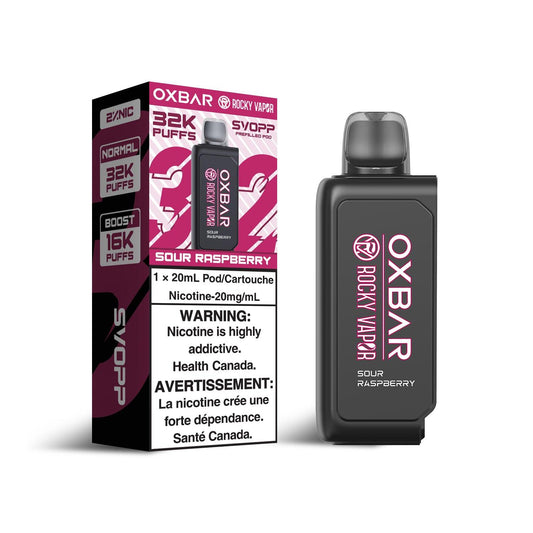 OXBAR SVOPP 32K Pods Sour Raspberry ONT