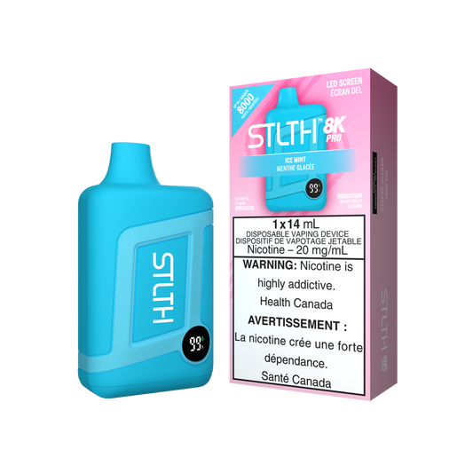 STLTH Disposable 8K PRO Ice Mint ONT