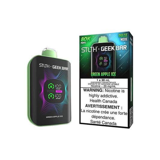 STLTH x GEEK BAR Disposable 80K Green Apple Ice