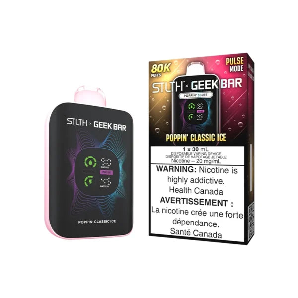 STLTH x GEEK BAR 80K Poppin Classic Ice Disposable Vape Canada