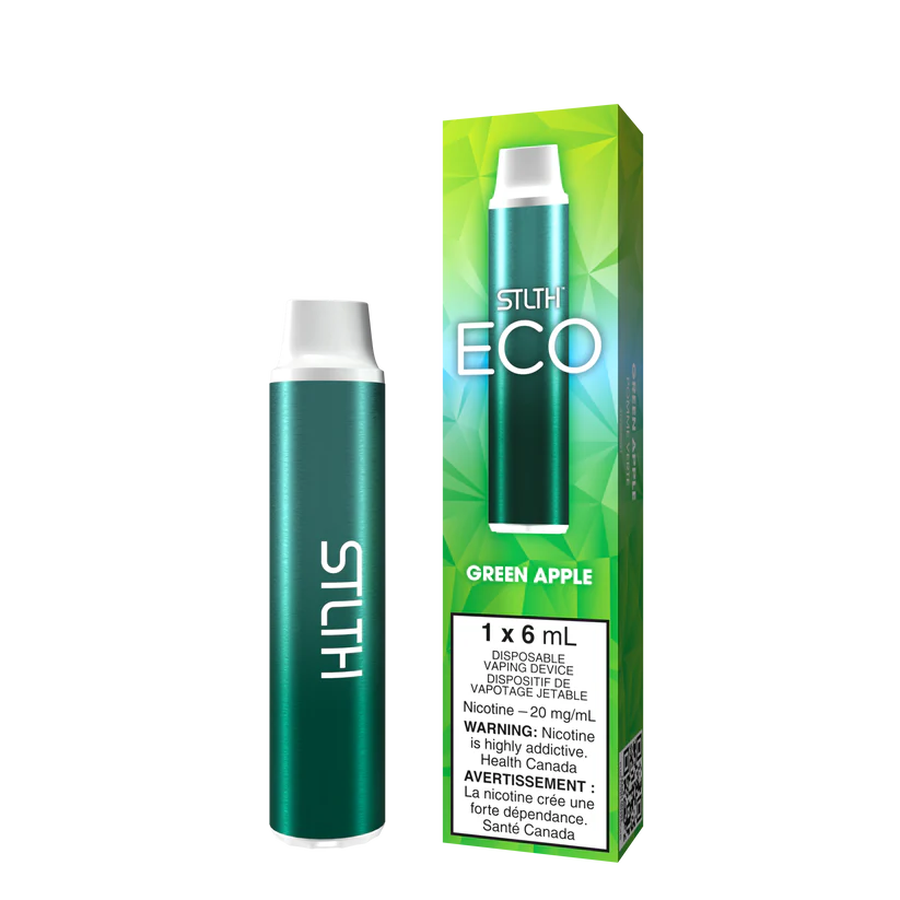 STLTH Disposable Eco Green Apple ONT