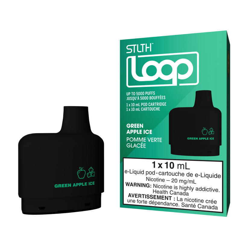 STLTH LOOP Pods Green Apple Ice