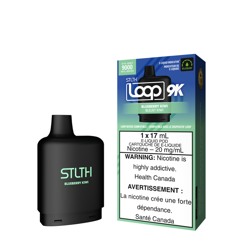 STLTH LOOP 9K Pods Blueberry Kiwi