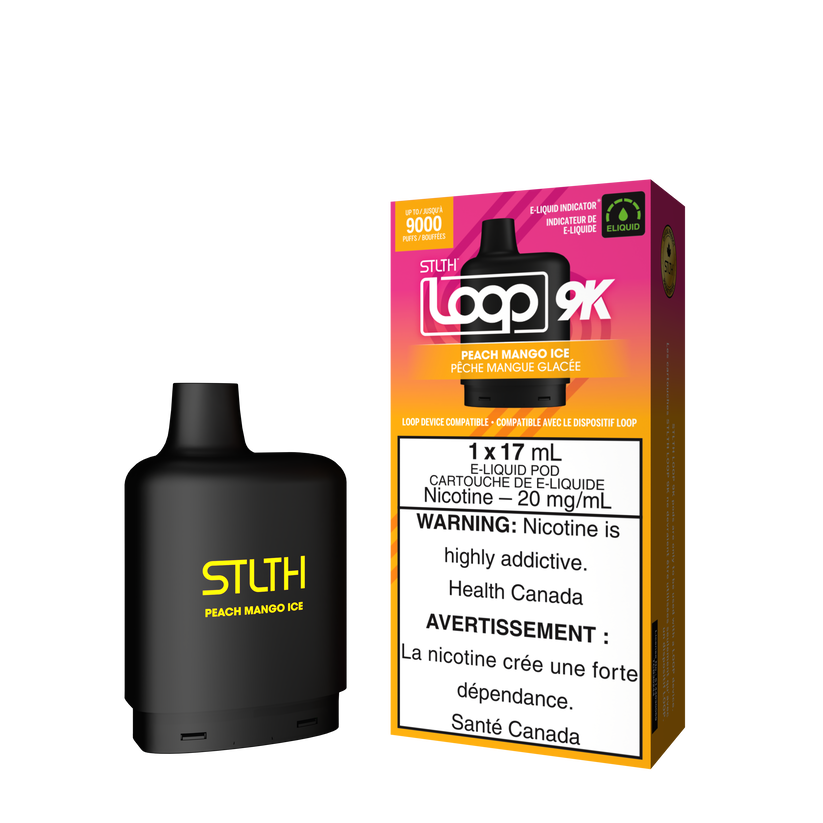 STLTH LOOP 9K Pods Peach Mango Ice