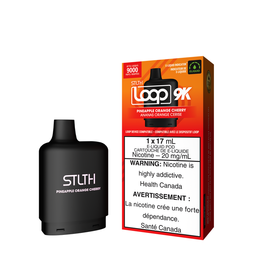 STLTH LOOP 9K Pods Pineapple Orange Cherry