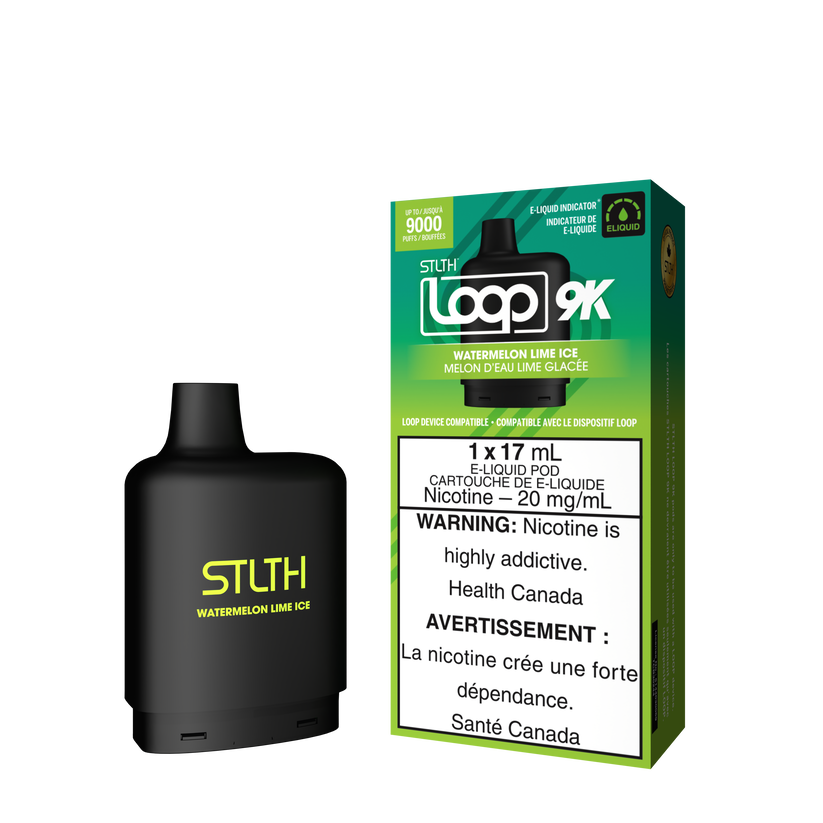 STLTH LOOP 9K Pods Watermelon Lime Ice