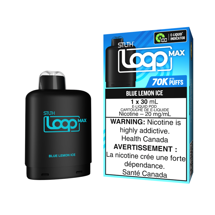 STLTH LOOP MAX 70K Pods Blue Lemon Ice ONT