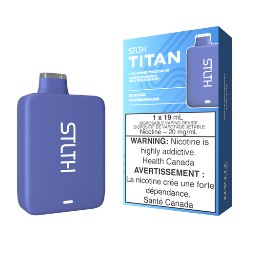 STLTH Disposable TITAN Blue Razz