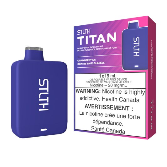 STLTH Disposable TITAN Quad Berry Ice