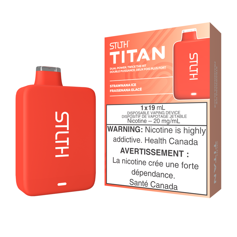 STLTH Disposable TITAN Strawnana Ice