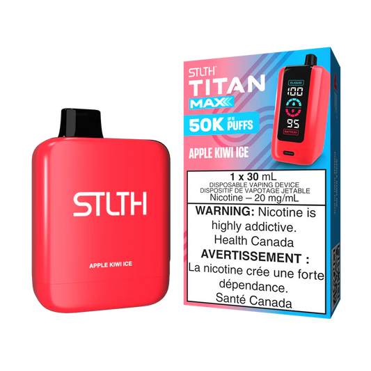 STLTH Disposable TITAN MAX 50K Apple Kiwi Ice ONT