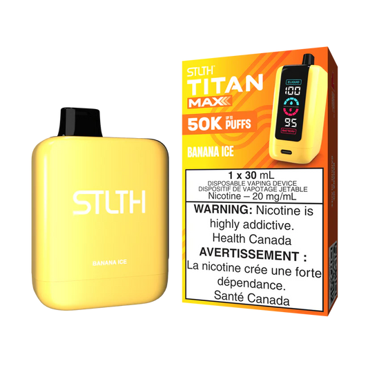 STLTH Disposable TITAN MAX 50K Banana Ice ONT