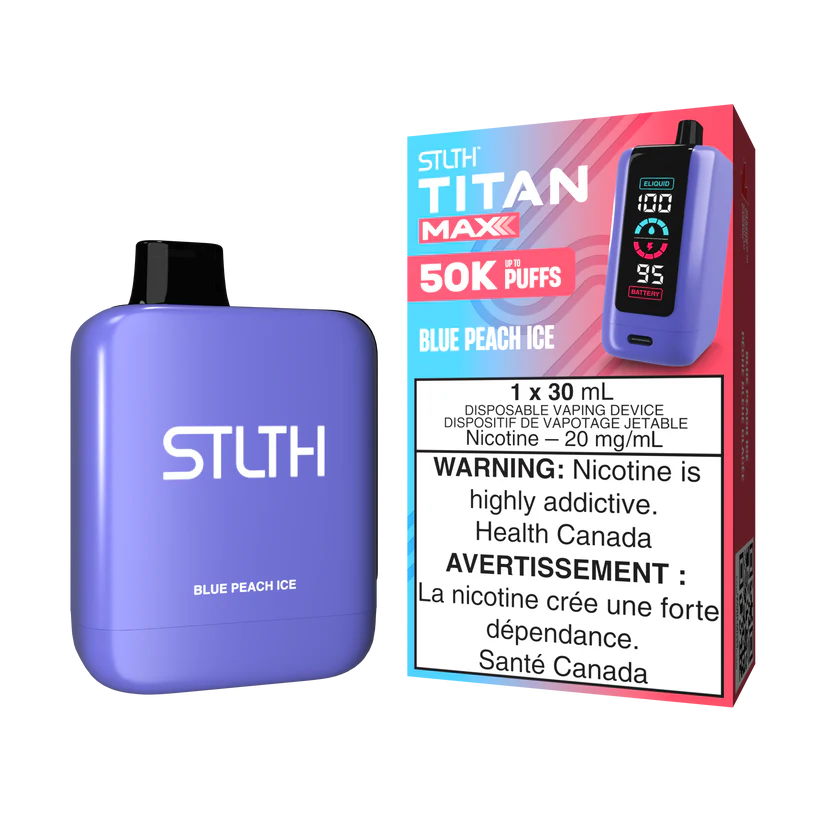 STLTH Disposable TITAN MAX 50K Blue Peach Ice ONT