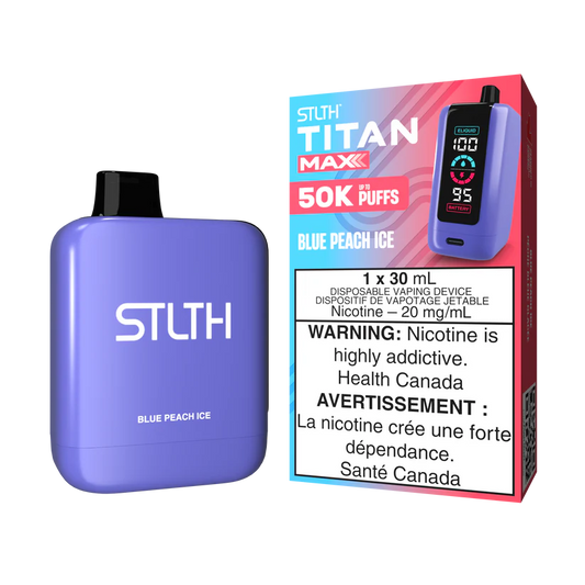 STLTH Disposable TITAN MAX 50K Blue Peach Ice ONT