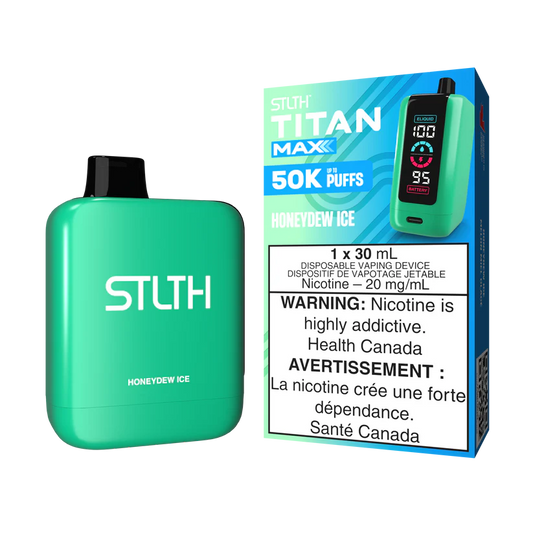 STLTH Disposable TITAN MAX 50K Honeydew Ice ONT