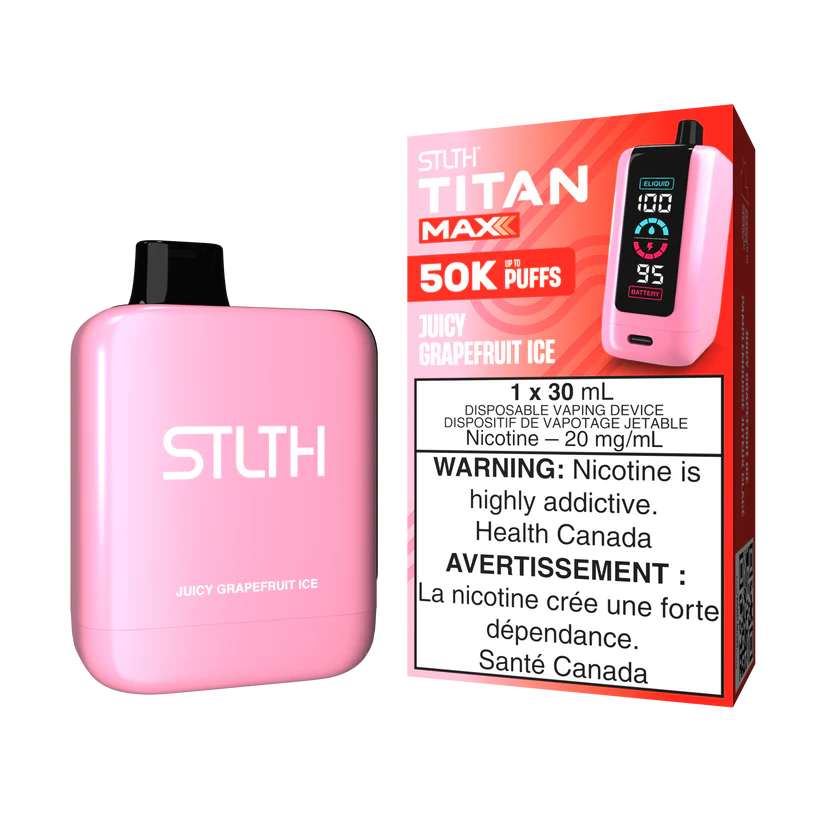 STLTH Disposable TITAN MAX 50K Juicy Grapefruit Ice ONT