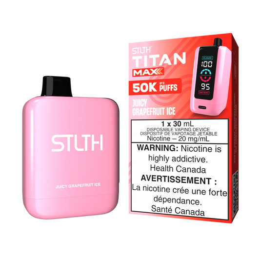 STLTH Disposable TITAN MAX 50K Juicy Grapefruit Ice ONT