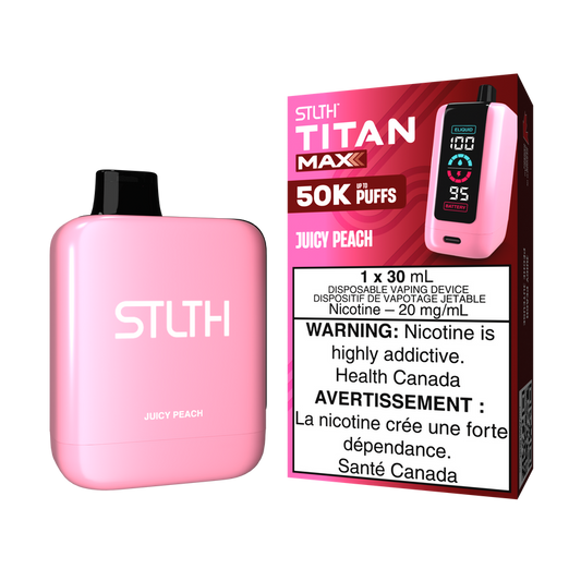 STLTH Disposable TITAN MAX 50K Juicy Peach ONT