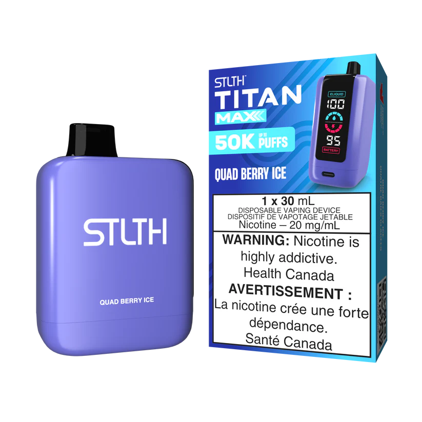 STLTH Disposable TITAN MAX 50K Quad Berry Ice ONT