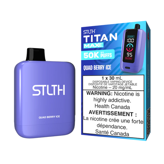 STLTH Disposable TITAN MAX 50K Quad Berry Ice ONT