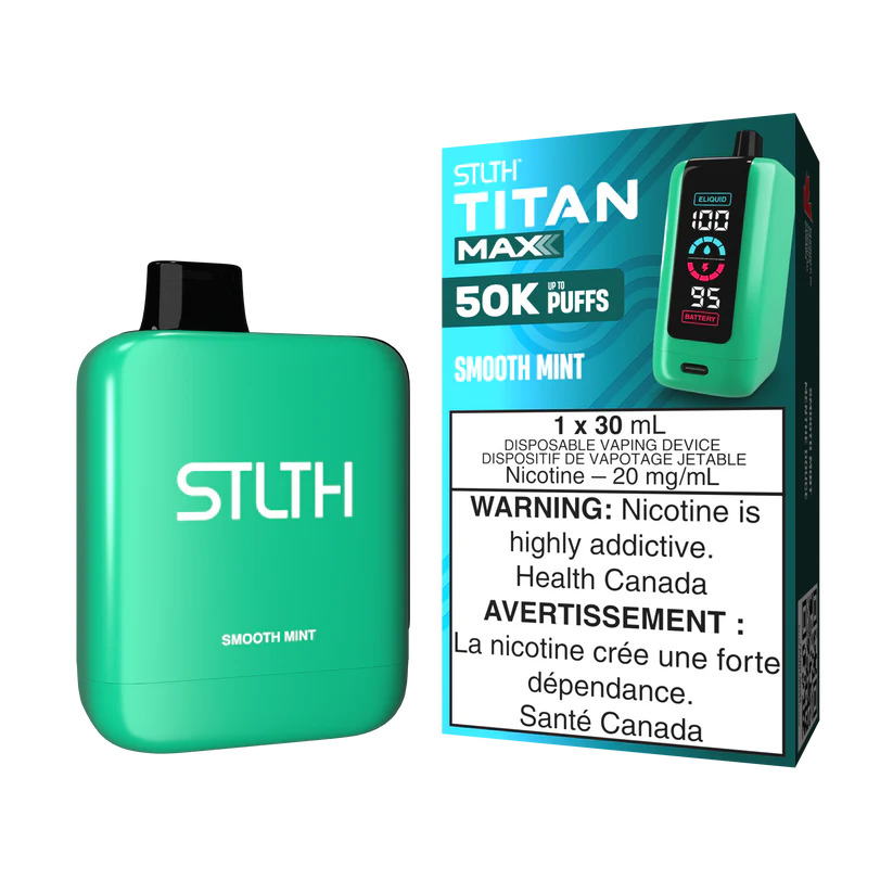 STLTH Disposable TITAN MAX 50K Smooth Mint ONT