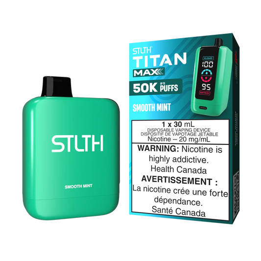 STLTH Disposable TITAN MAX 50K Smooth Mint ONT