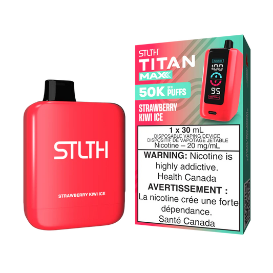 STLTH Disposable TITAN MAX 50K Strawberry Kiwi Ice ONT