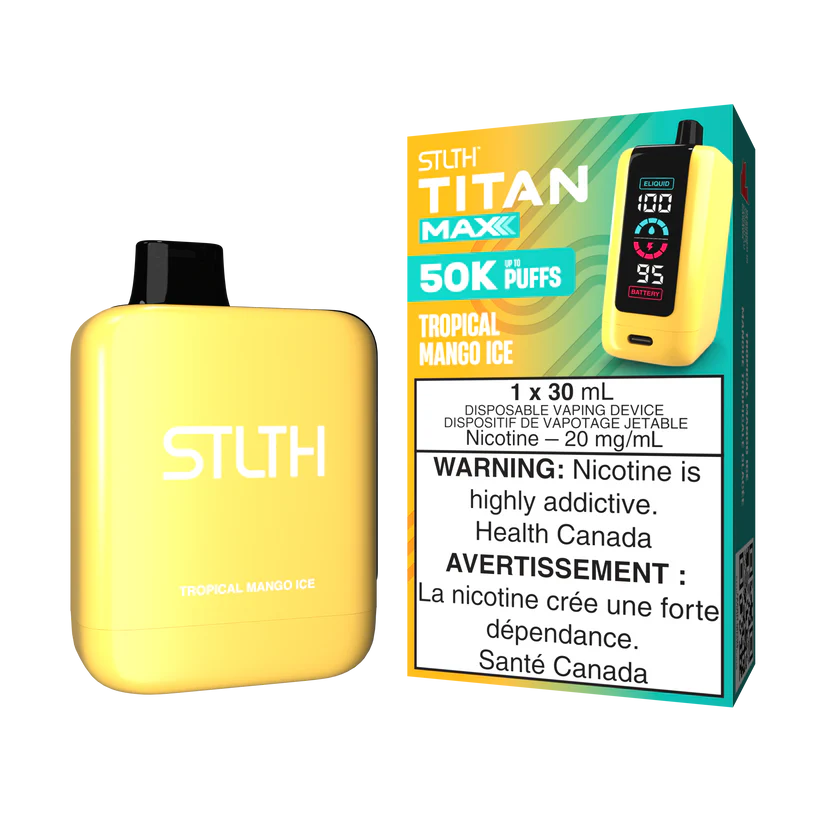 STLTH Disposable TITAN MAX 50K Tropical Mango Ice ONT