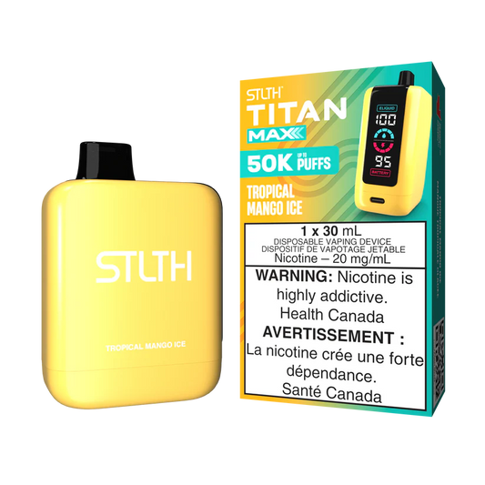 STLTH Disposable TITAN MAX 50K Tropical Mango Ice ONT