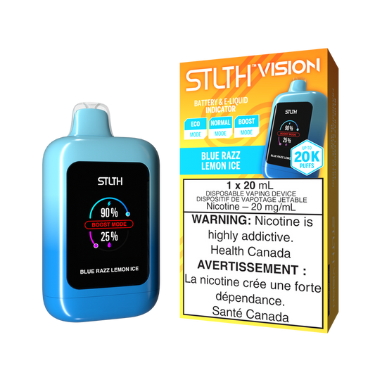 STLTH Disposable VISION 20K Blue Razz Lemon Ice