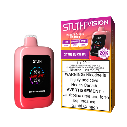 STLTH Disposable VISION 20K Citrus Burst Ice ONT