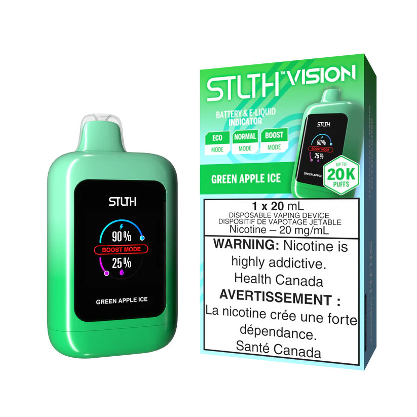 STLTH Disposable VISION 20K Green Apple Ice