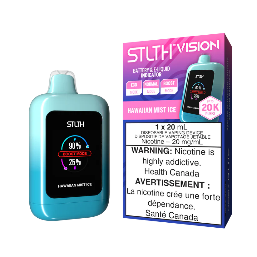 STLTH Disposable VISION 20K Hawaiian Mist Ice ONT