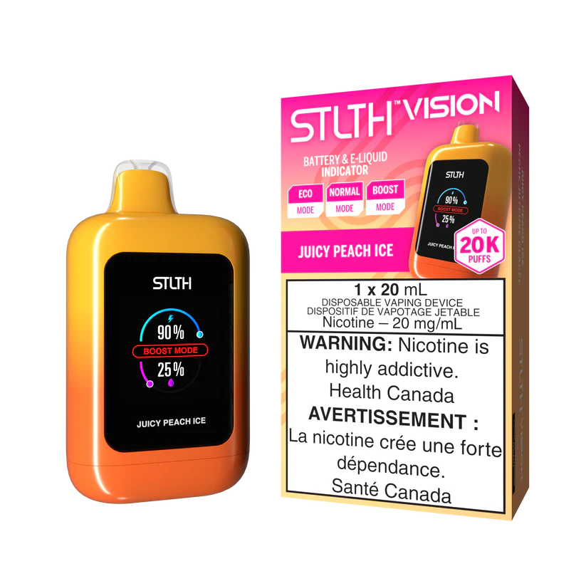 STLTH Disposable VISION 20K Juicy Peach Ice