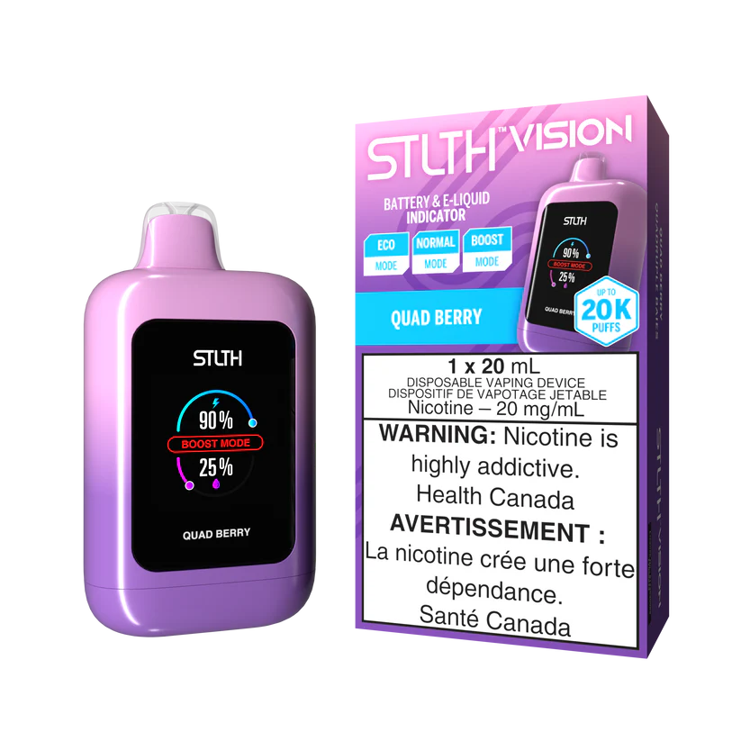 STLTH Disposable VISION 20K Quad Berry ONT