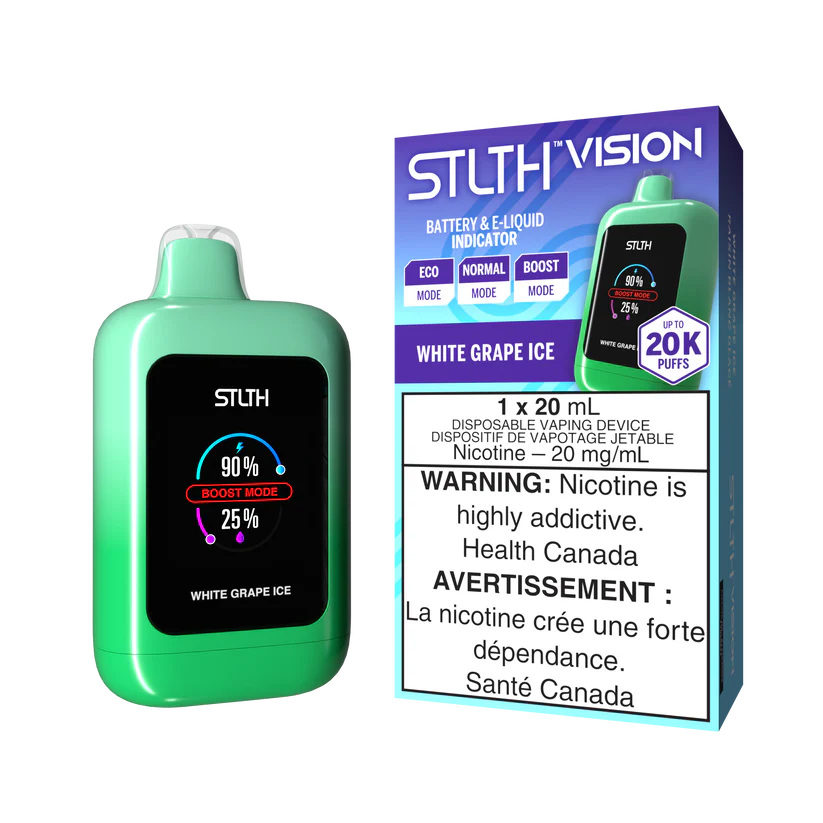 STLTH Disposable VISION 20K White Grape Ice ONT