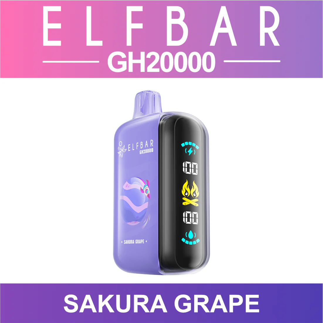 ELF BAR Disposable GH20000 Sakura Grape ONT