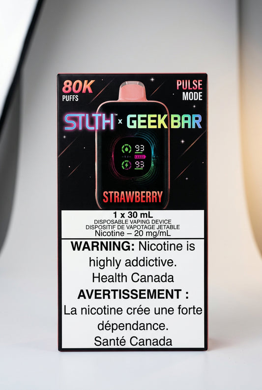 STLTH x GEEK BAR 80K Strawberry Disposable Vape Canada